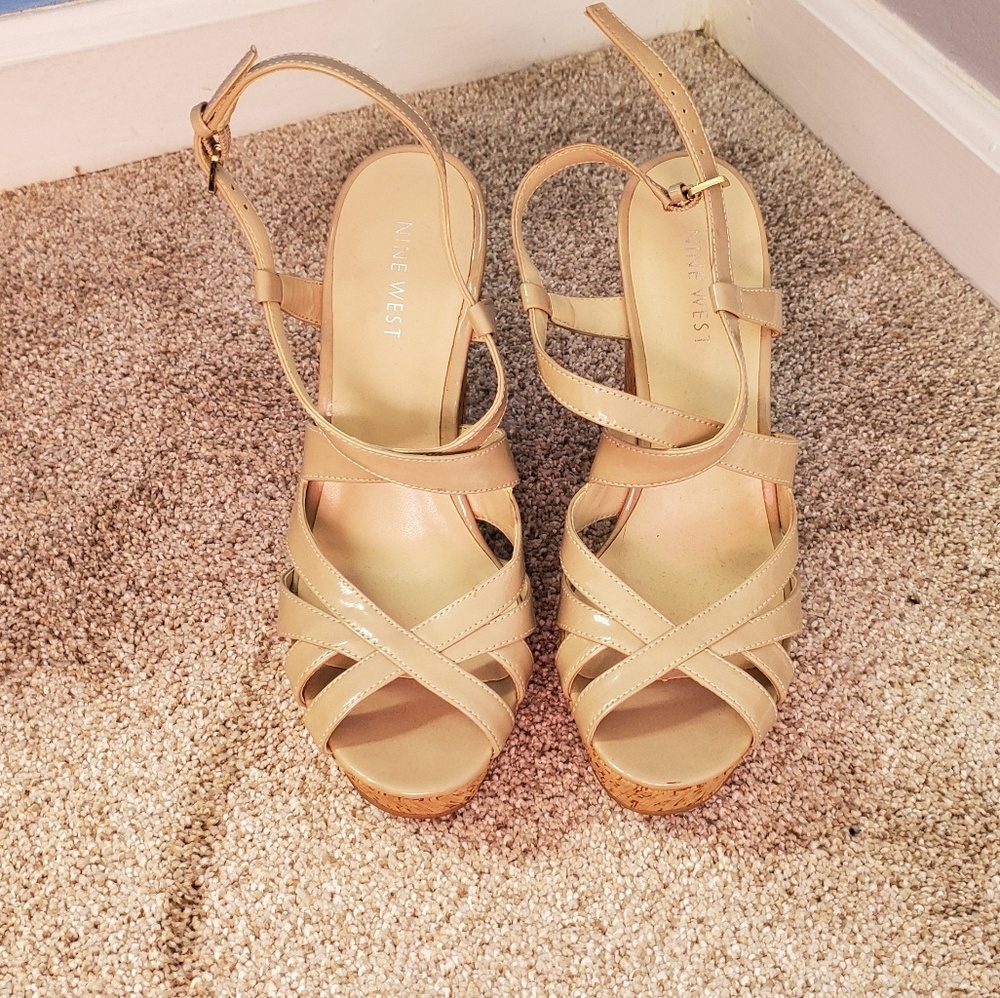 Nine west chunky heels
